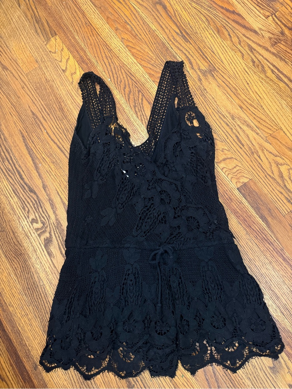 Free People Black Lace Romper. Swimsuit cover up too